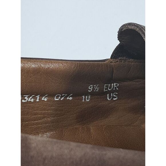 Mephisto Edlef Men's Brown Leather Cool-Air Slip-On Moccasin Loafers‎ Size 9.5 - Picture 9 of 12